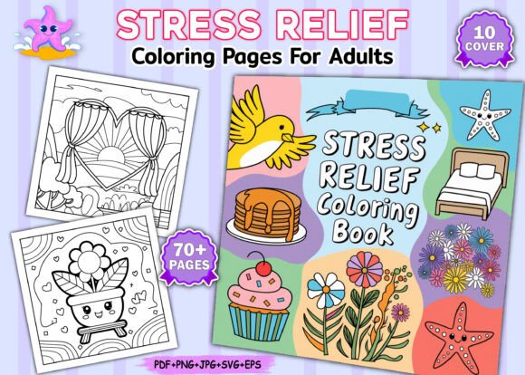 Download Stress Relief Coloring Book for Adults - Stress relief coloring book for adults Collection